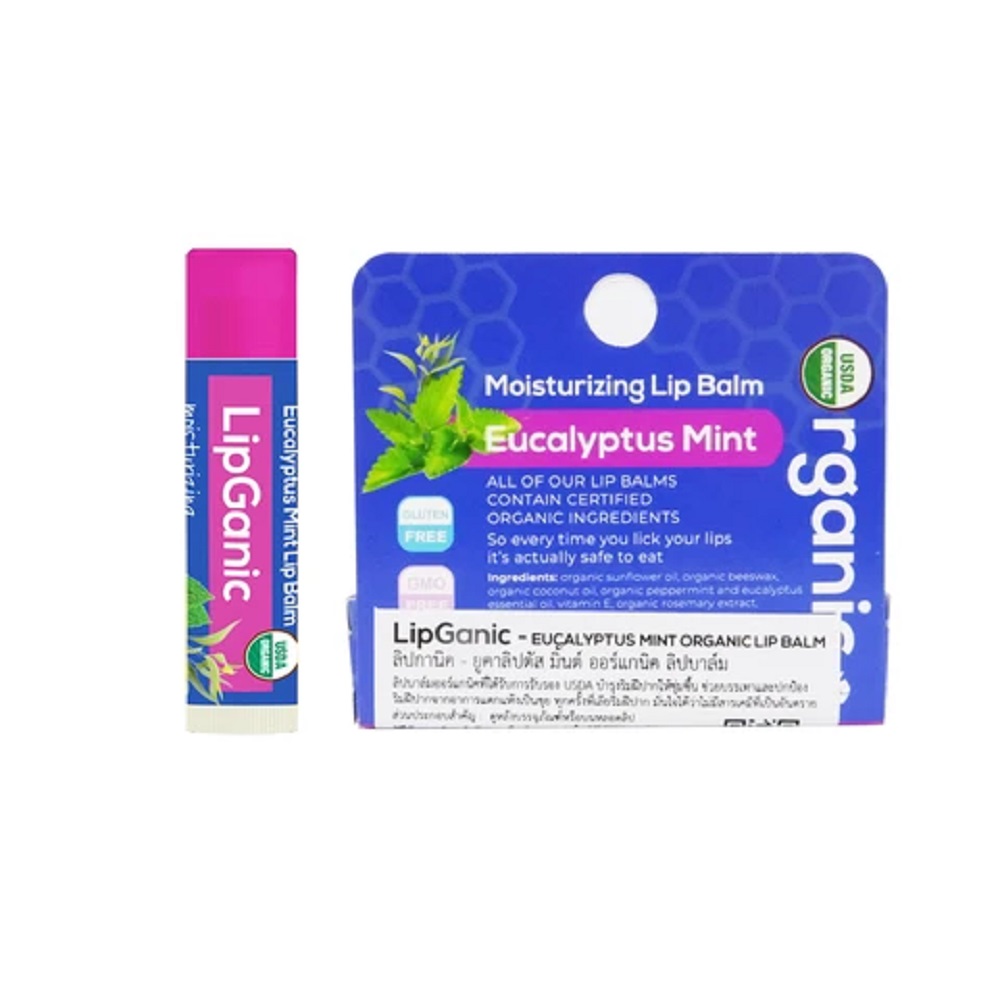Lipganic Eucalyptus Mint Organic Lip Balm (4.25g)